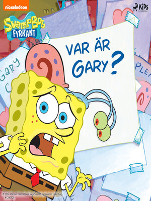 cover image of SvampBob Fyrkant – Var är Gary?